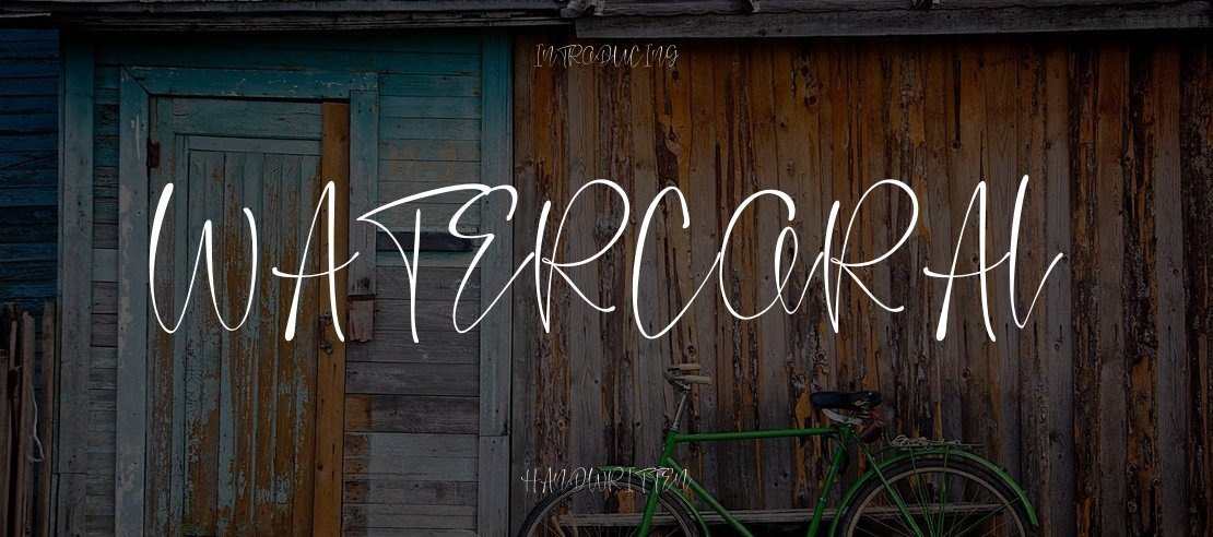 Watercoral Font