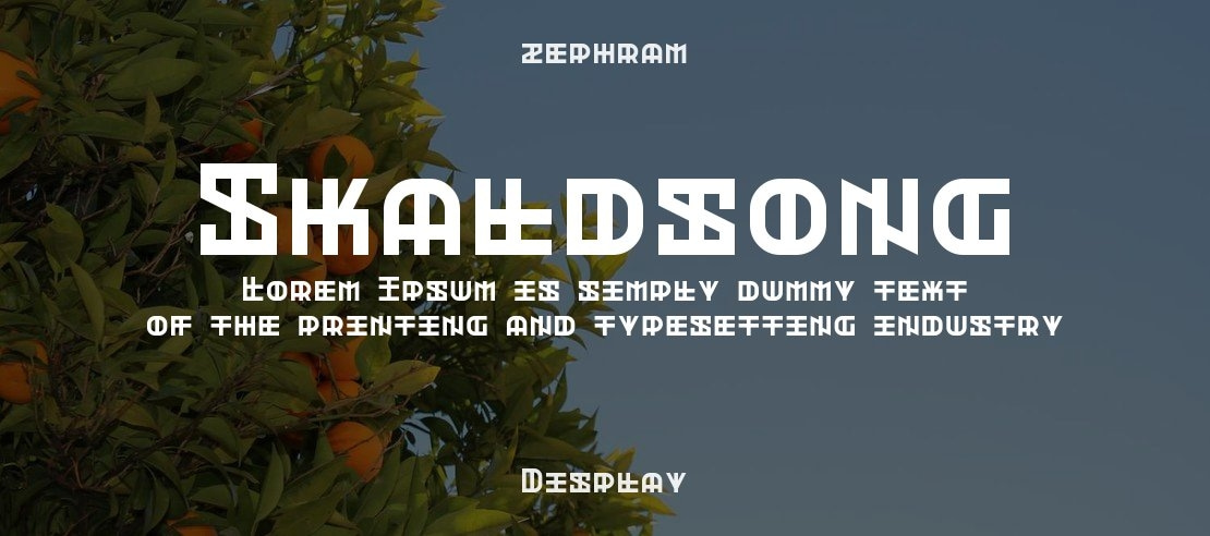 Skaldsong Font