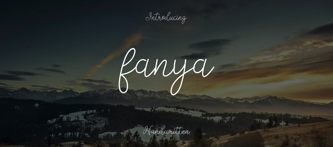 fanya Font Family