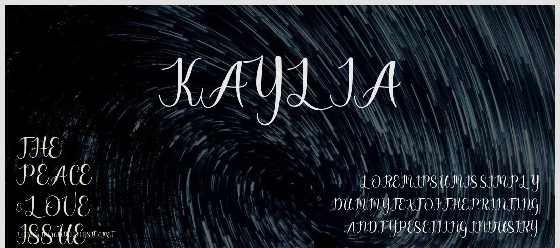 Kaylia Font
