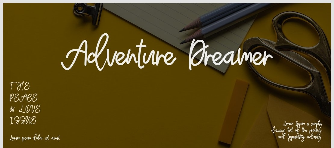Adventure Dreamer Font