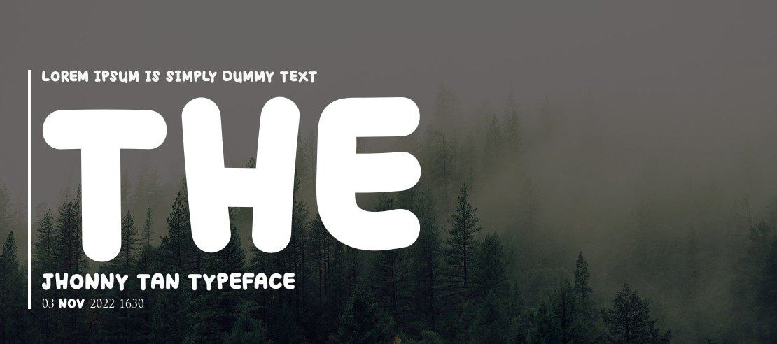 THE JHONNY TAN Font