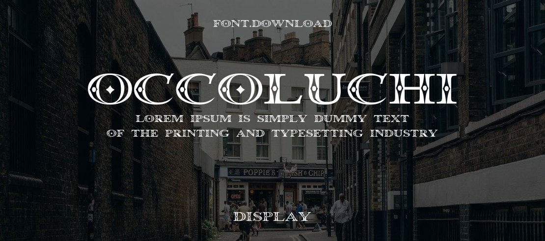 Occoluchi Font Family