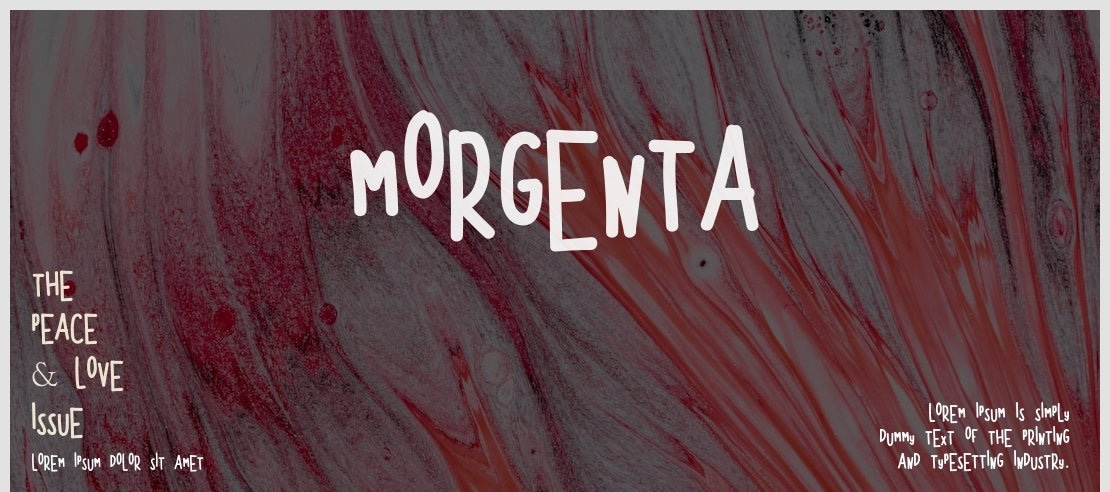 MORGENTA Font