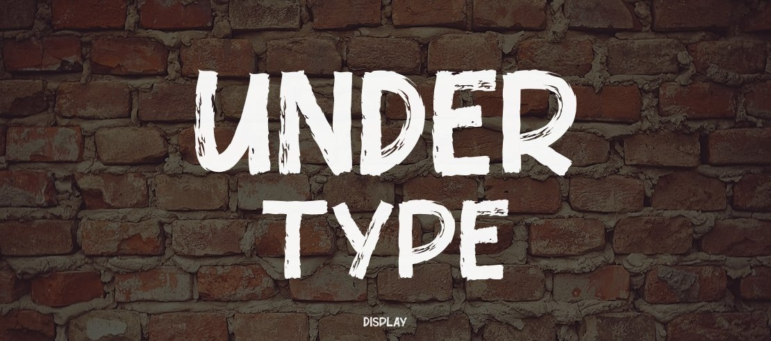 Under Type Font