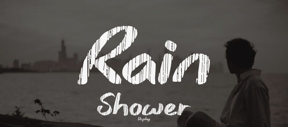 Rain Shower Font