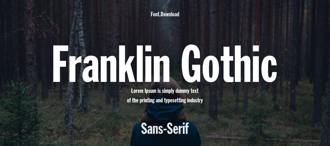 Franklin Gothic Font