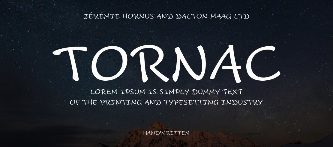 Tornac Font