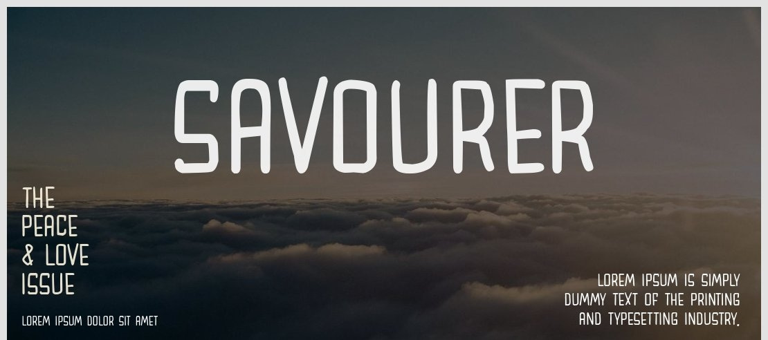 Savourer Font