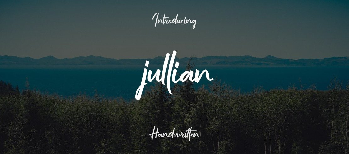 jullian Font Family