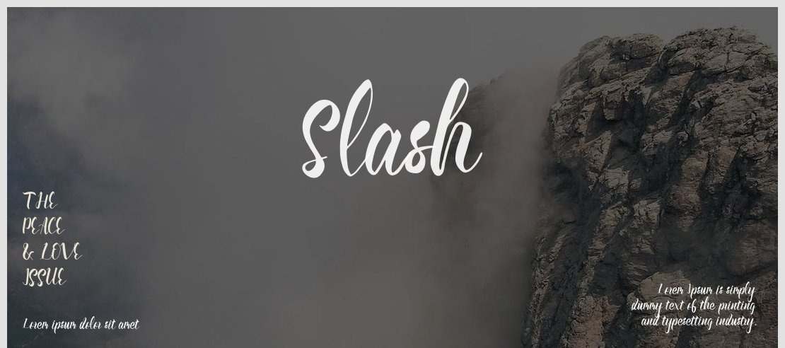 Slash Font Family