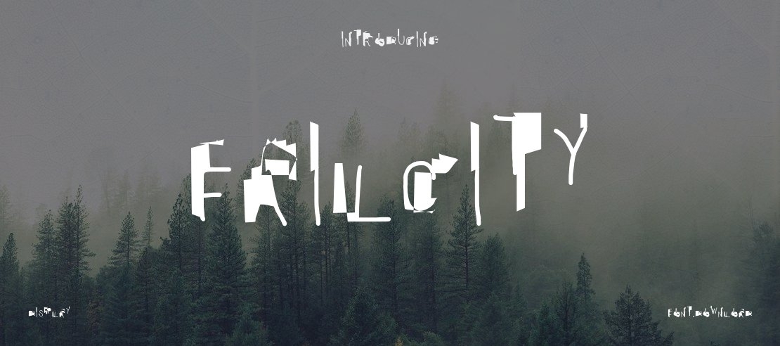 FailCity Font Family