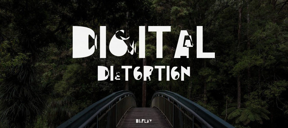 Digital Distortion Font Family