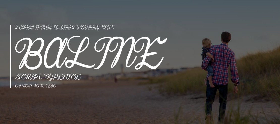 Baline Script Font