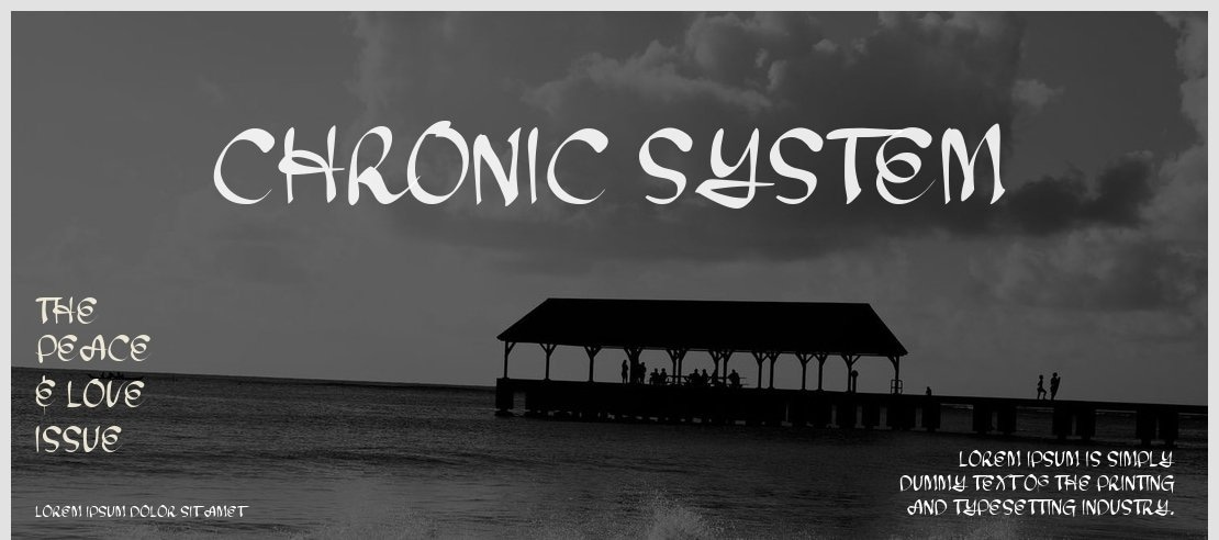 Chronic System Font Family