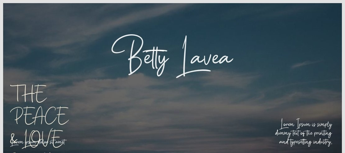 Betty Lavea Font