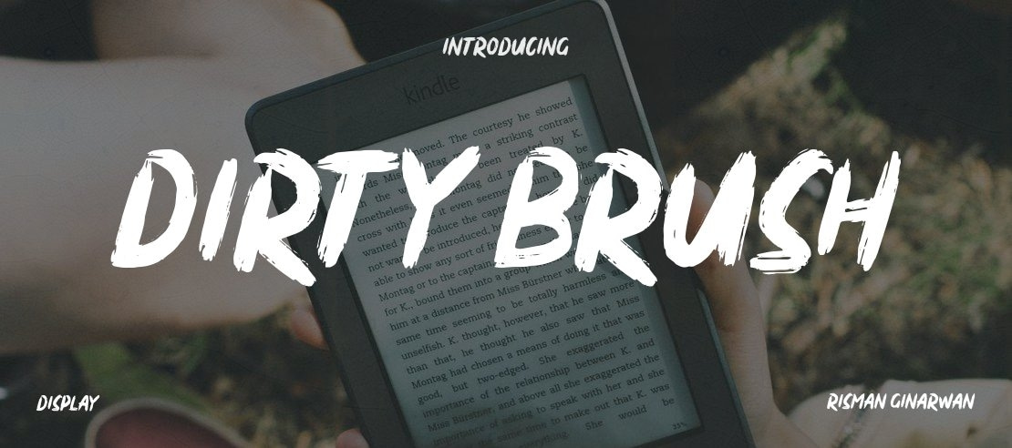 Dirty Brush Font