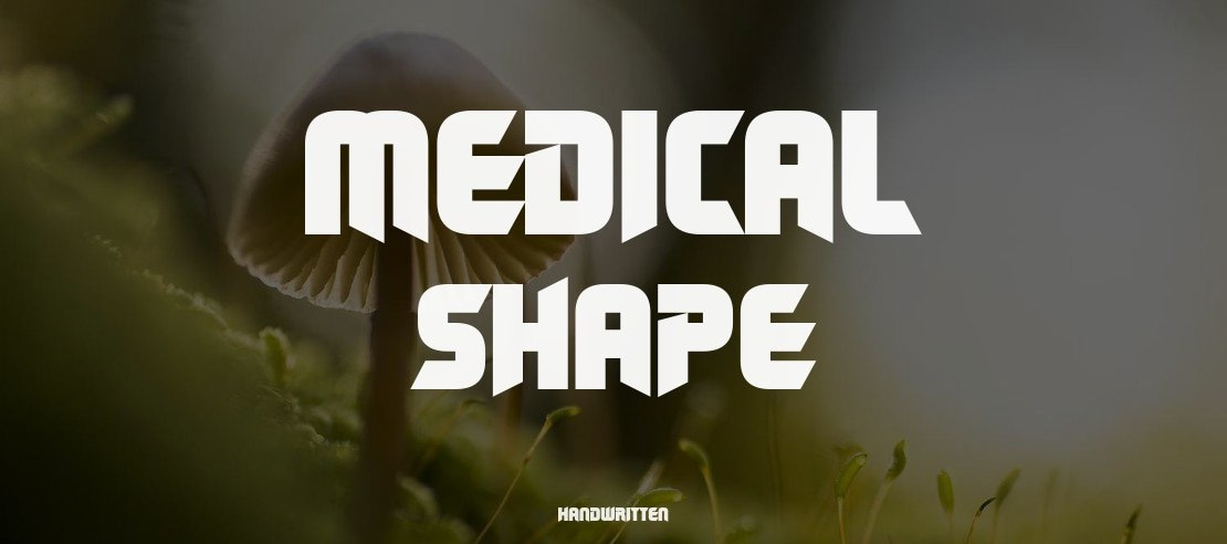 Medical Shape Font