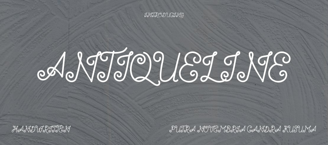 Antiqueline Font