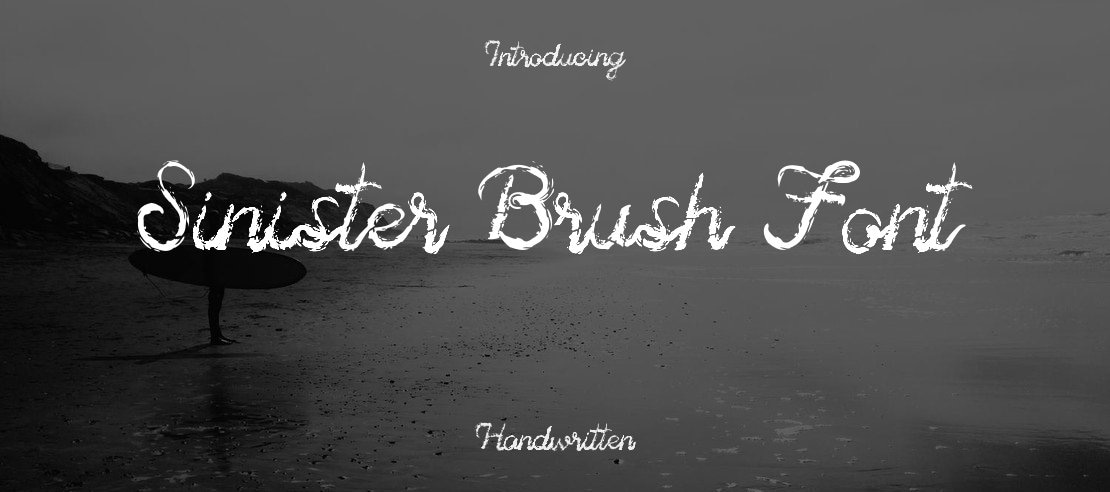 Sinister Brush Font