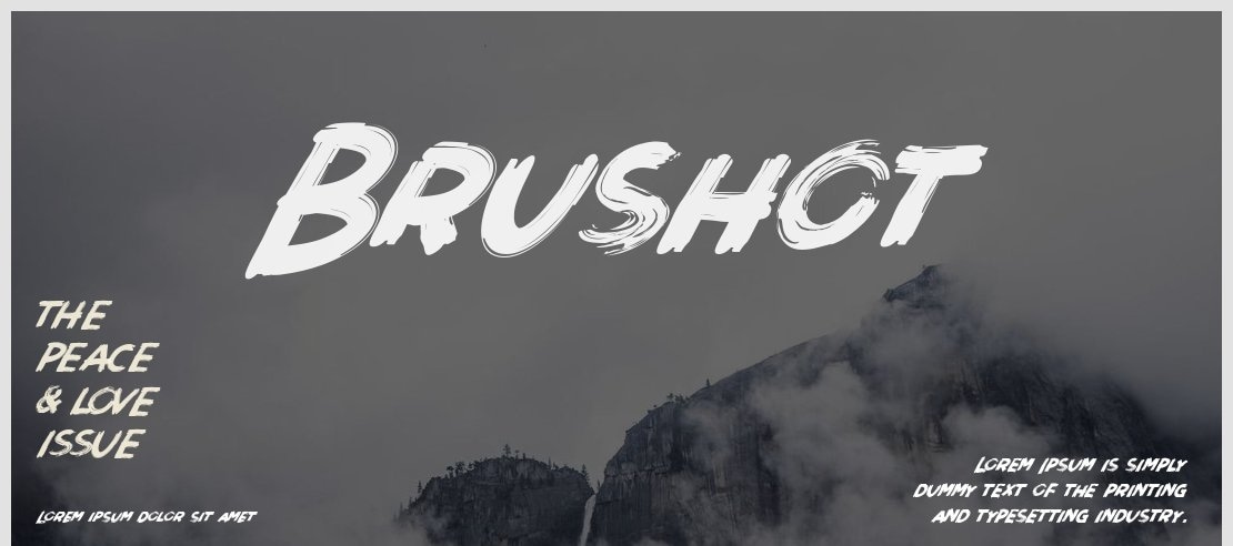 Brushot Font
