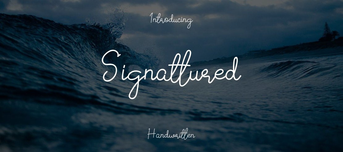 Signattured Font