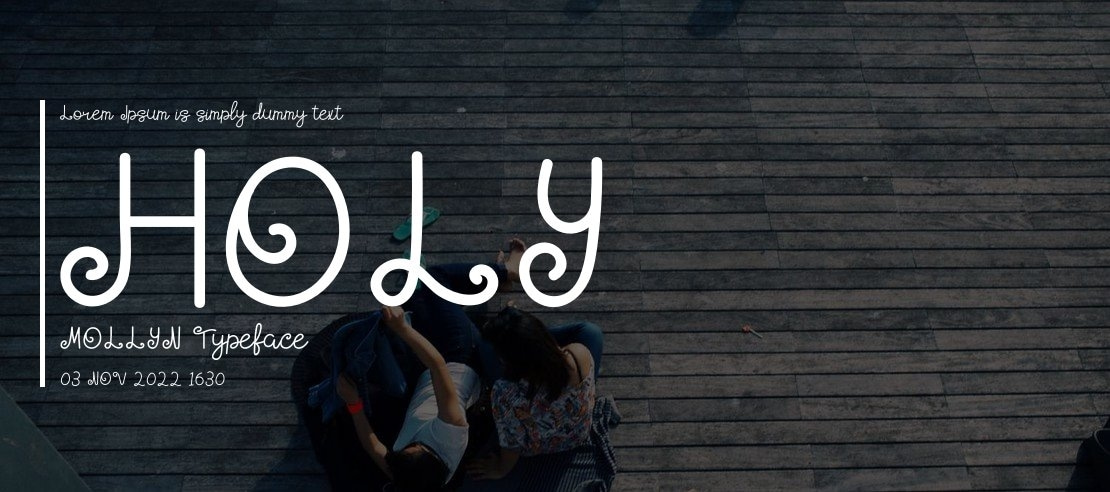 HOLY MOLLYN Font