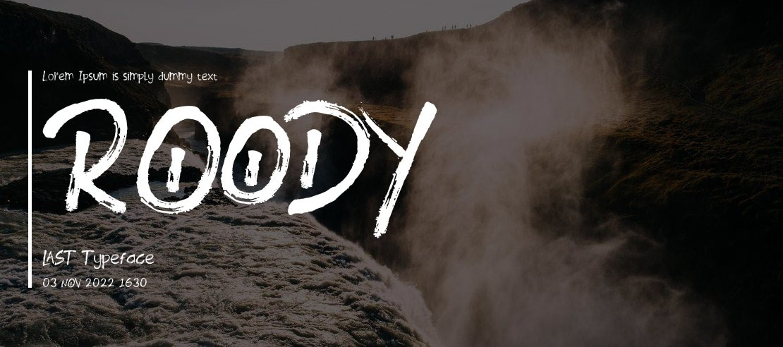 ROODY LAST Font