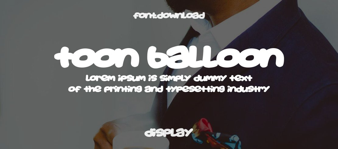 Toon Balloon Font Family