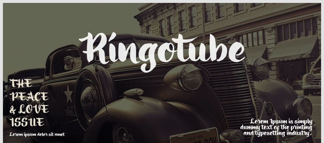 Ringotube Font