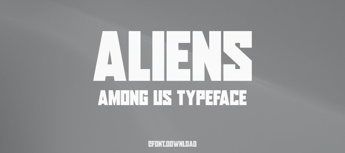 Aliens Among Us Font Family