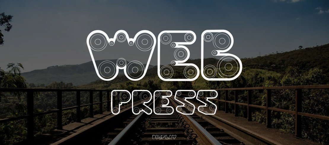 Web Press Font Family