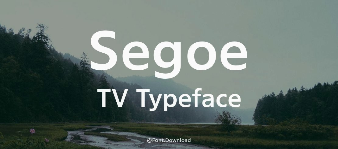 Segoe TV Font Family