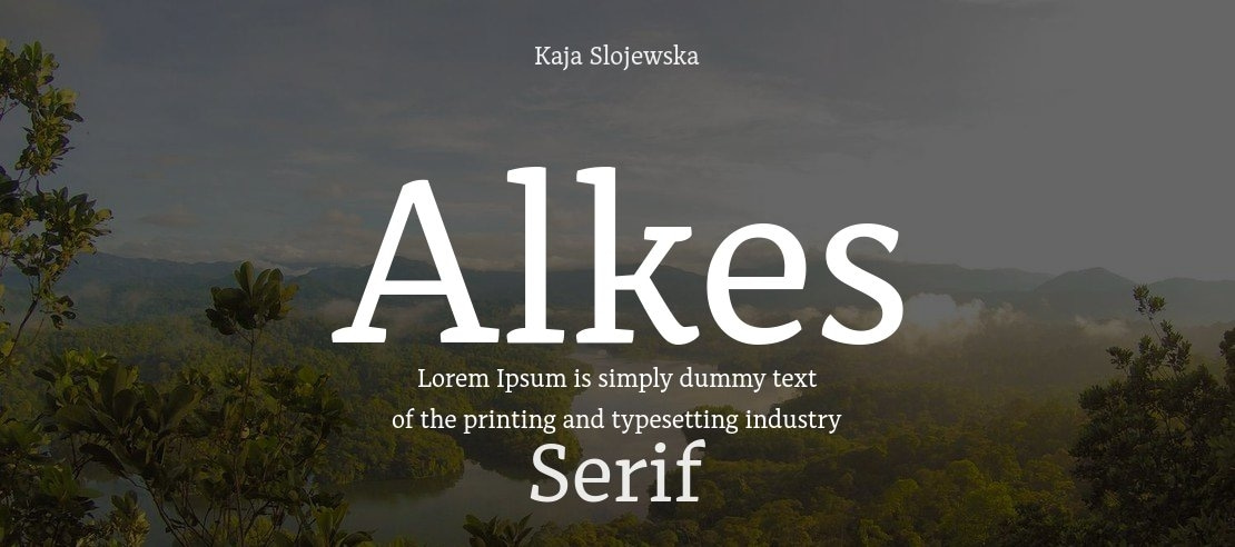 Alkes Font Family