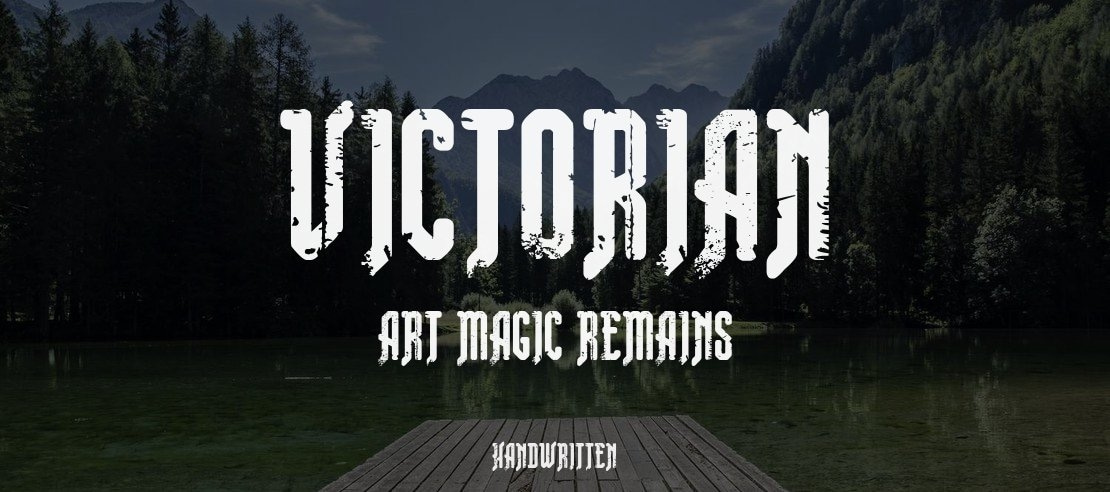Victorian Art Magic Remains Font