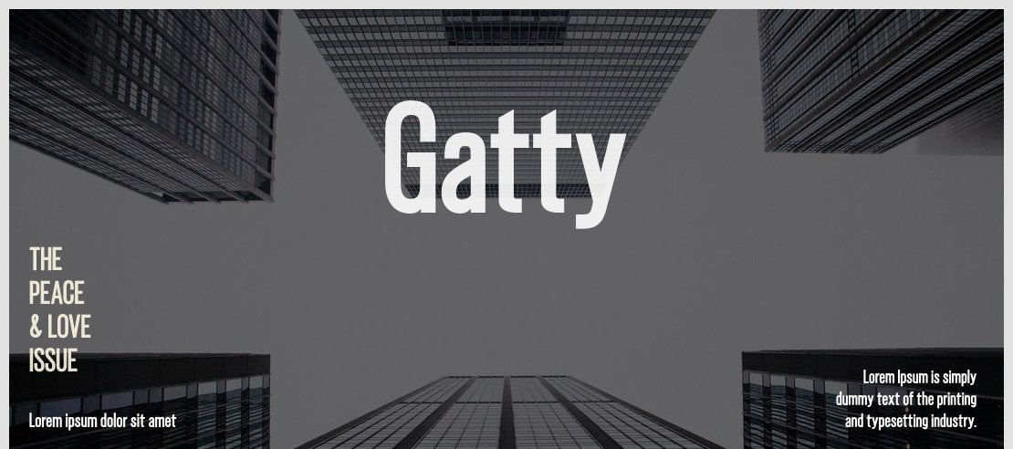 Gatty Font Family