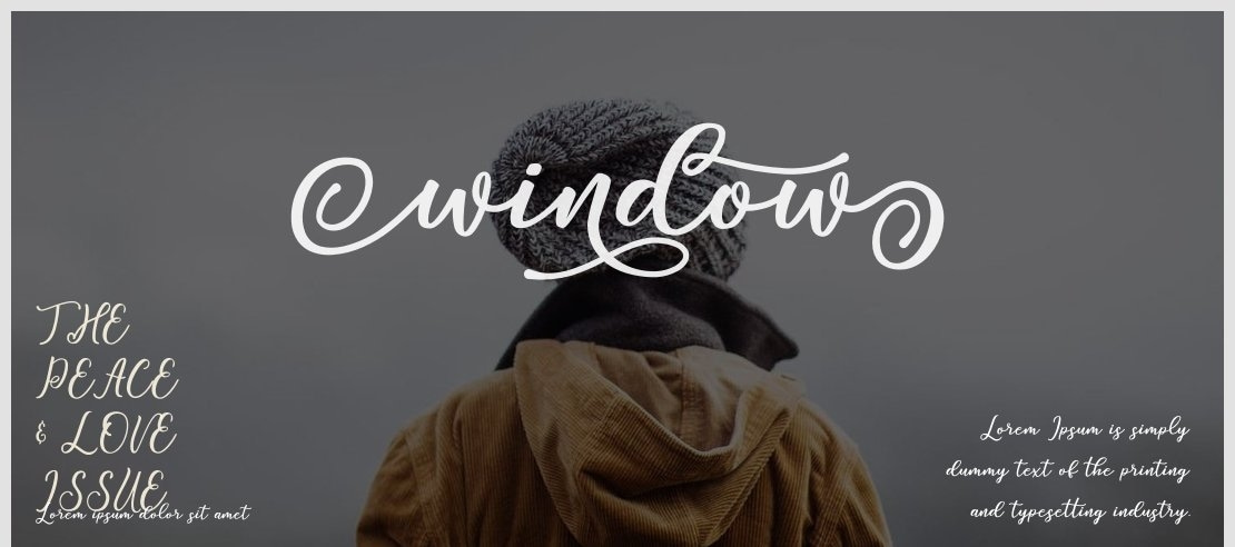 Window Font