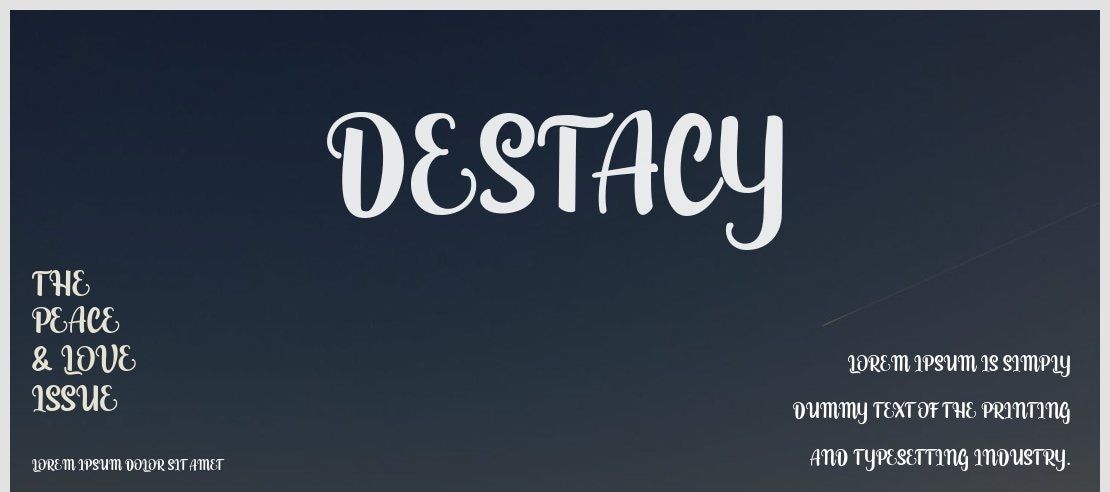 Destacy Font