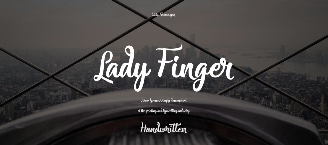 Lady Finger Font Family