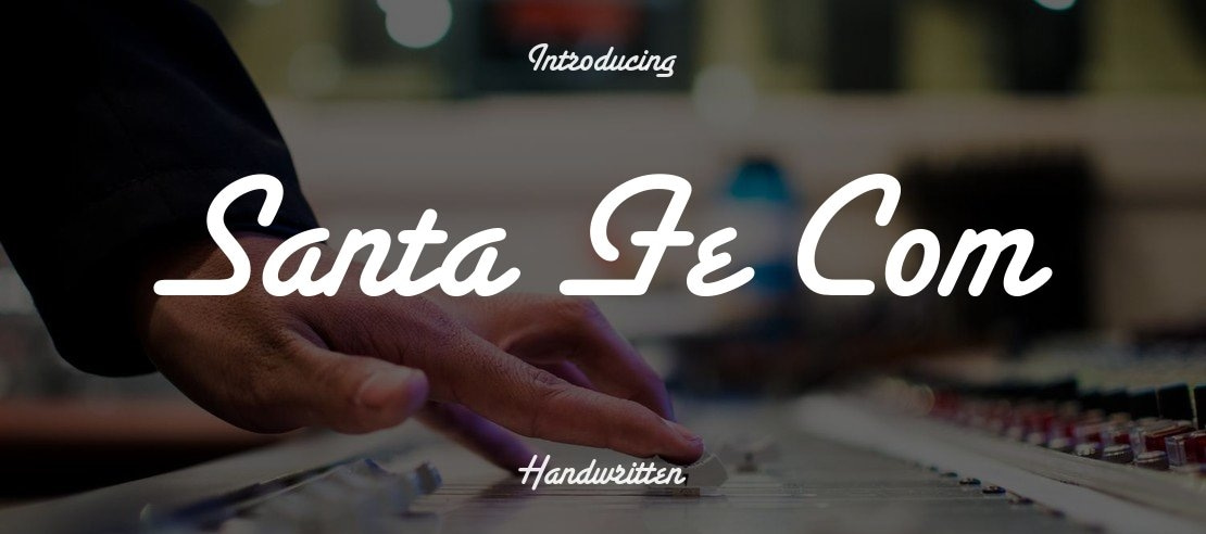 Santa Fe Com Font