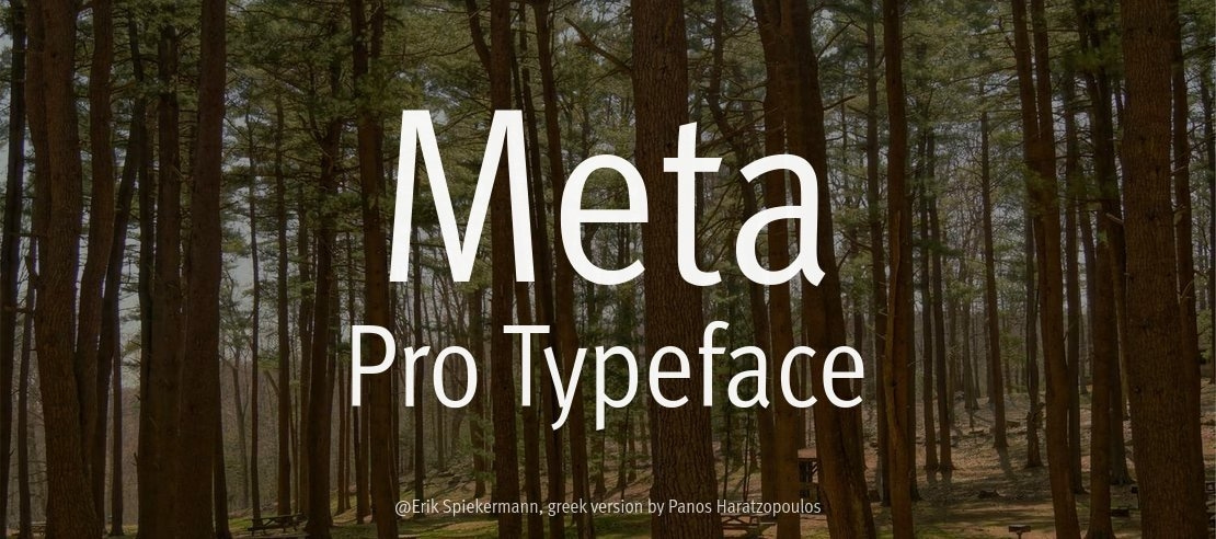 Meta Pro Font Family