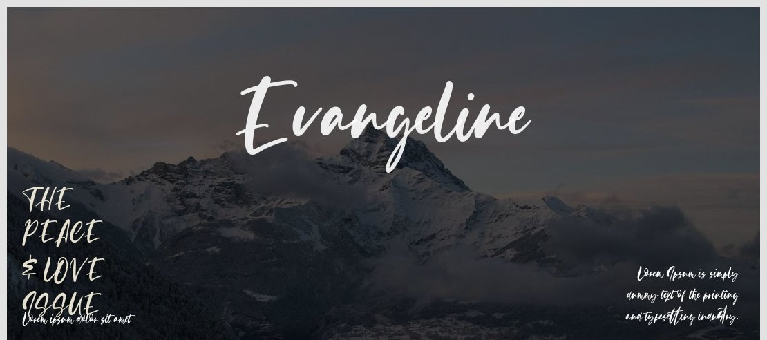 Evangeline Font