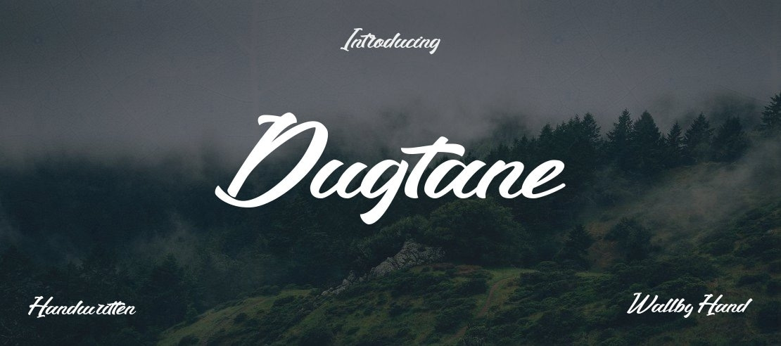 Dugtane Font