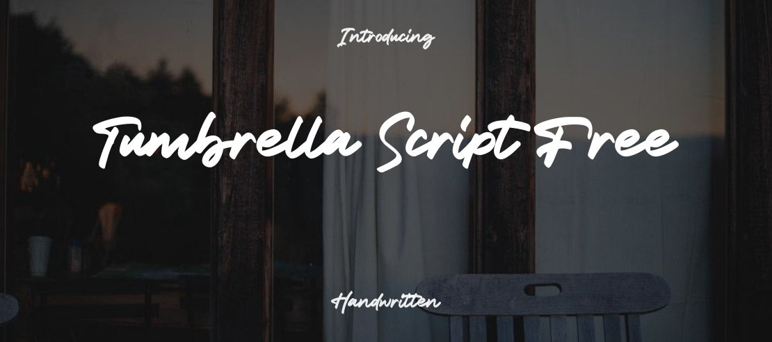 Tumbrella Script Free Font