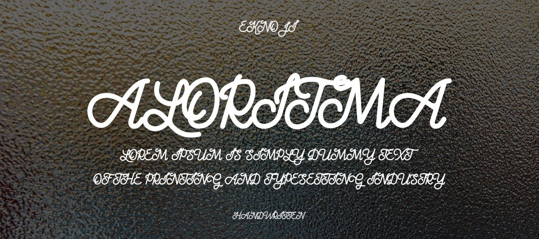 Aloritma Font