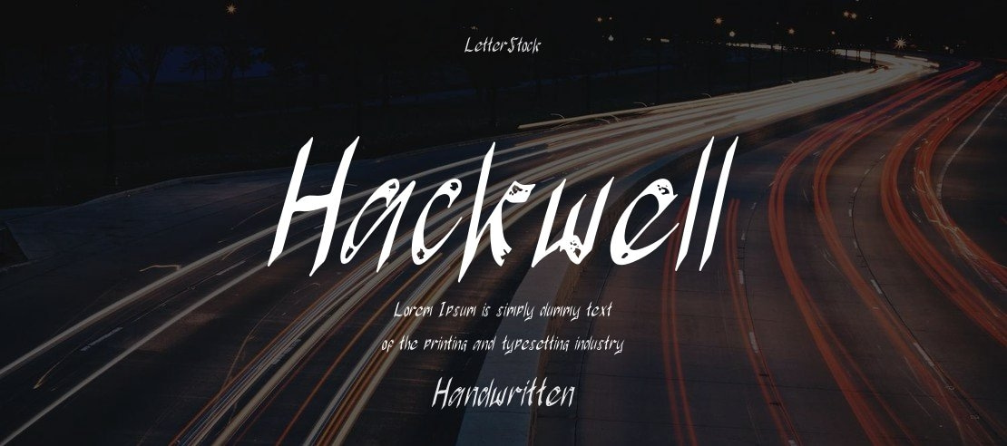 Hackwell Font