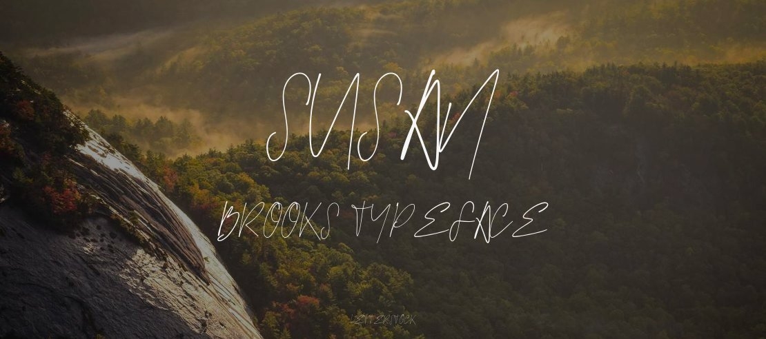 Susan brooks Font