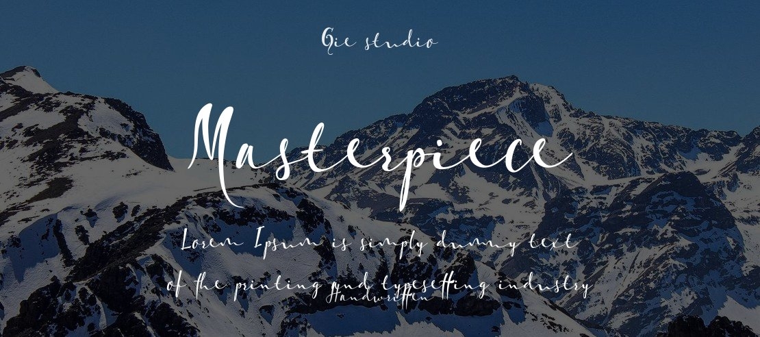 Masterpiece Font