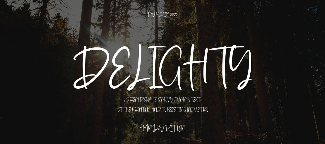 Delighty Font