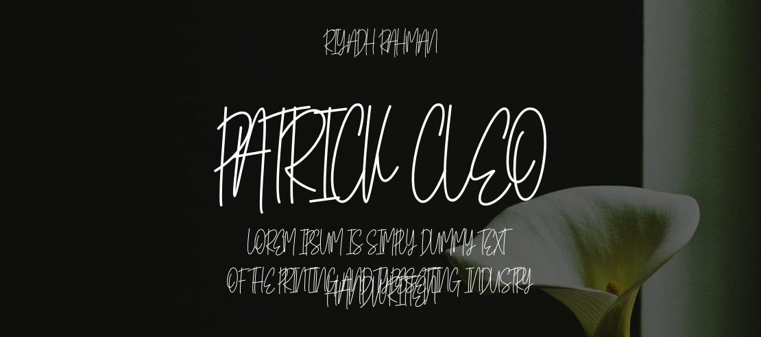 Patrick Cleo Font